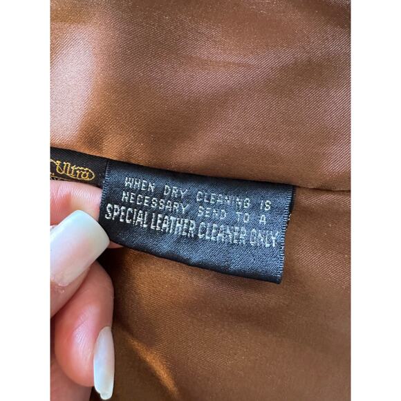 Wilsons Leather Womens 3 X Caramel Brown Coat THINSULATE Removable Lining WARM - Picture 9 of 14